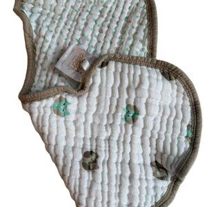 🌟 $3 Add On | Aden + Anais Multi-Use, Muslin Burpy Bib 100% Cotton Muslin
